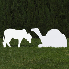 Doney and camel white set