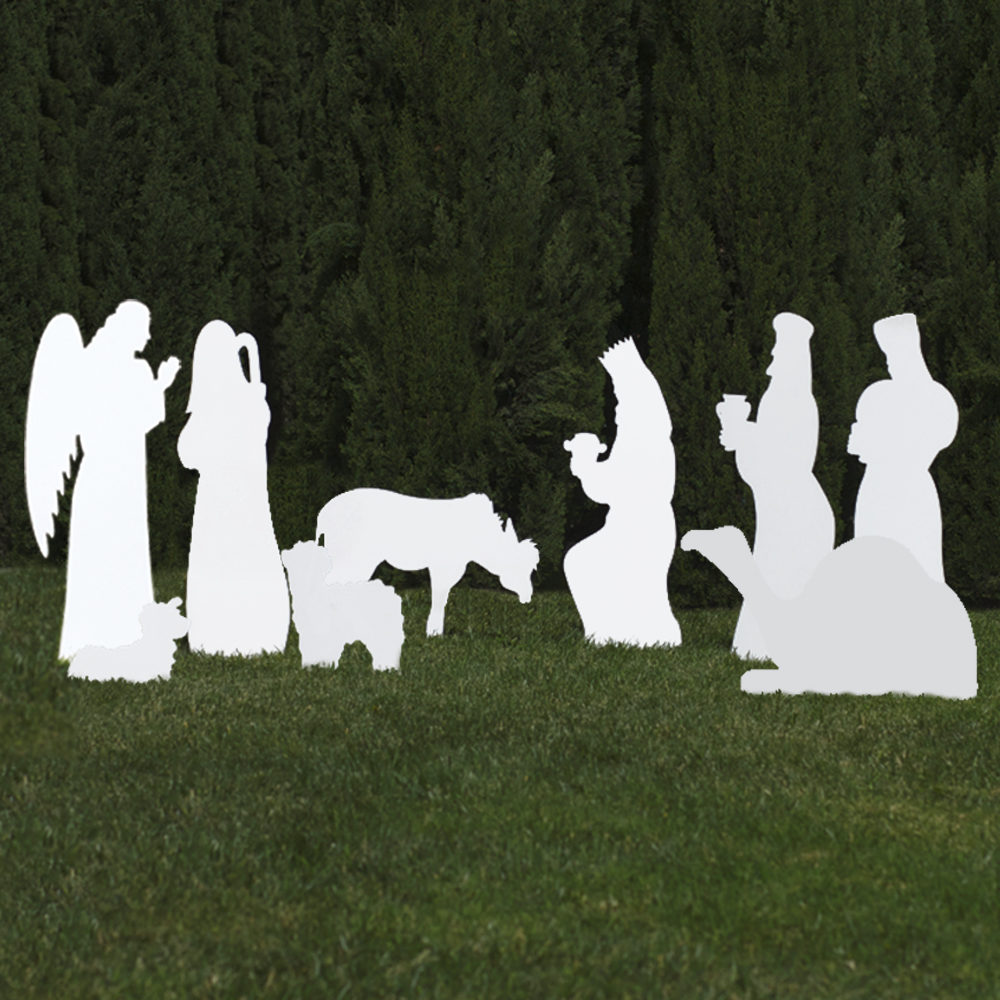 White Nativity Extras Set
