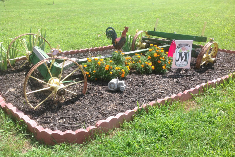 Outdoor Nativity Store Customer display John Deere in Southern Illinois